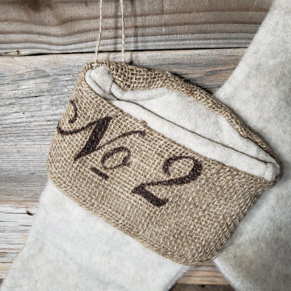 Sullivans 13" Felt & Burlap Stockings - Set of 2 - No. 1, No. 2, No. 3, No.4 NWT - Picture 6 of 11